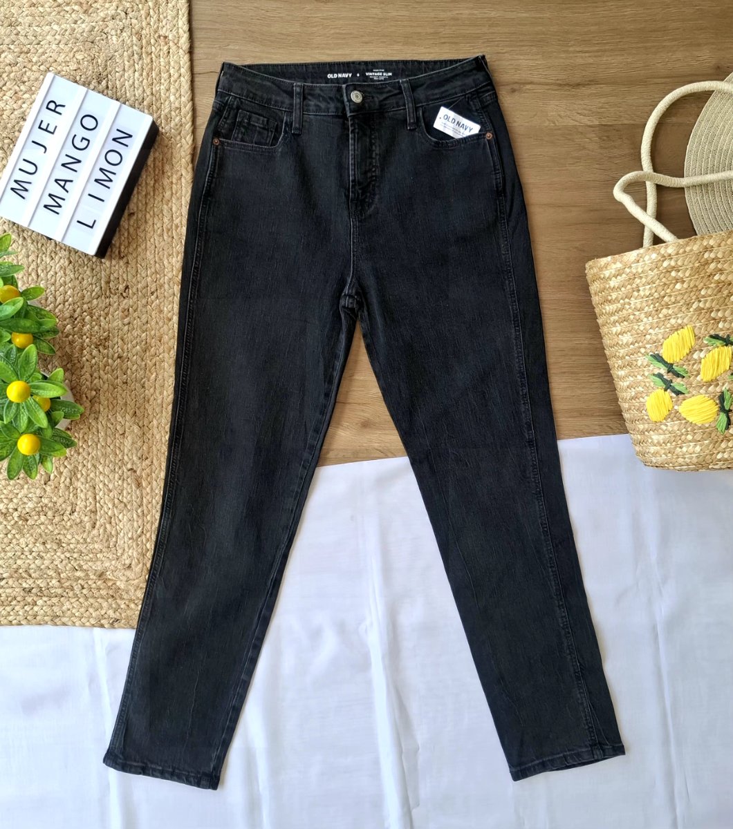 Jean OLD NAVY Negro Vintage — miniatura 2