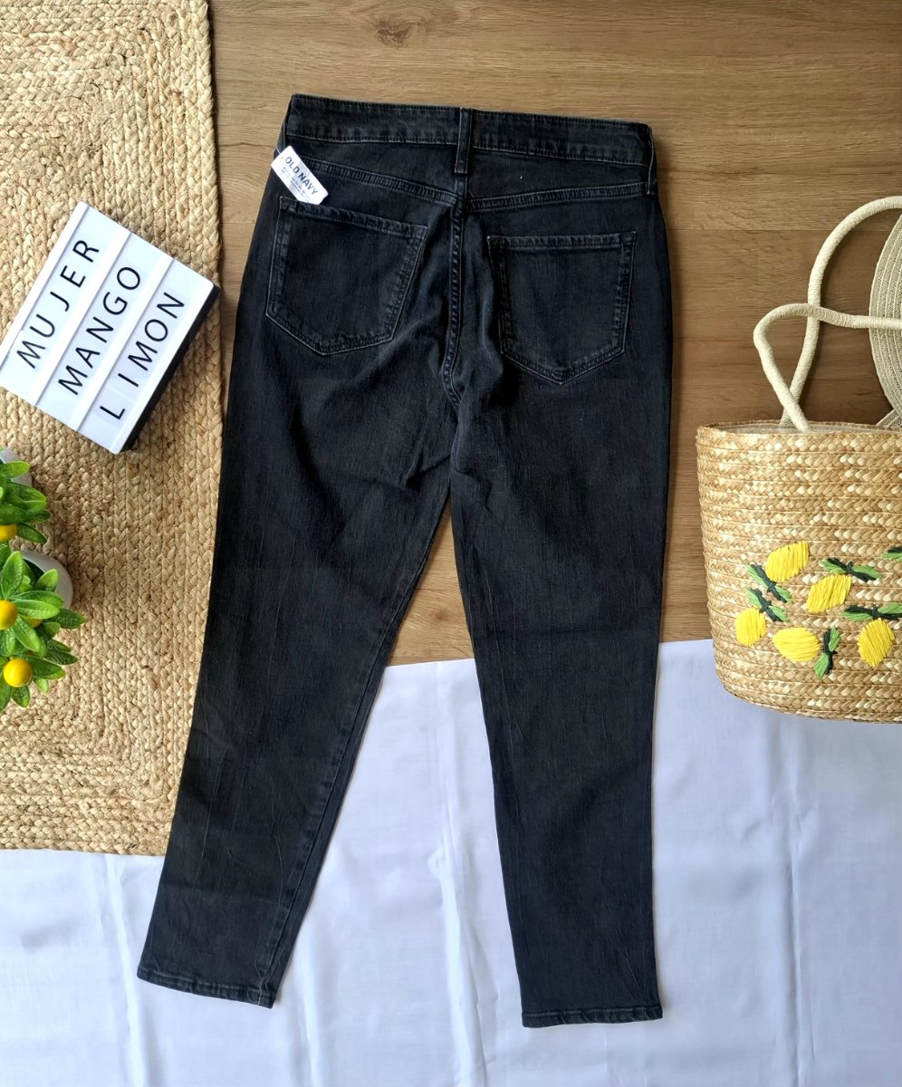 Jean OLD NAVY Negro Vintage — miniatura 3
