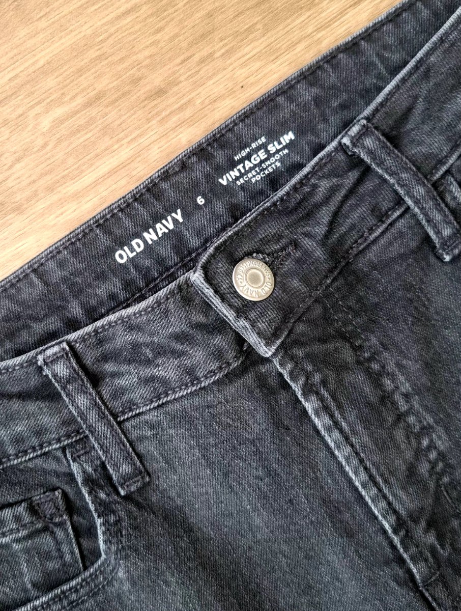 Jean OLD NAVY Negro Vintage — miniatura 5