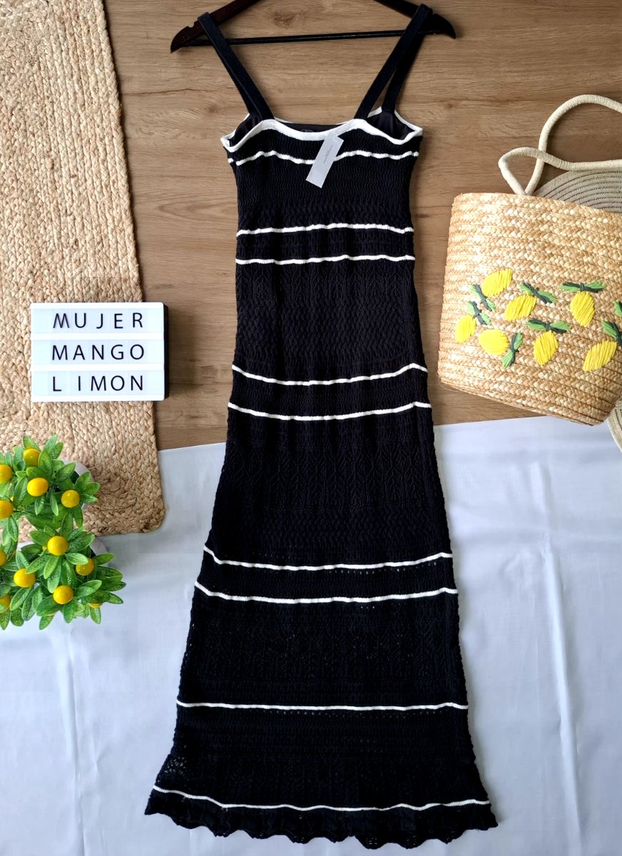 Vestido ABERCROMBIE & FITCH Contraste Clásico — miniatura 3