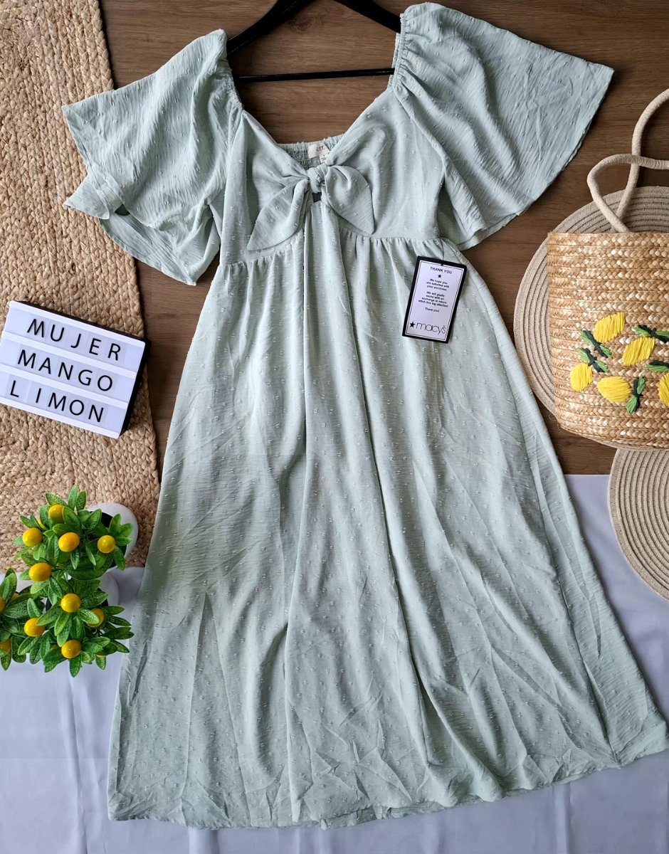 Vestido ALTAR'D STATE Verde Primavera — miniatura 2
