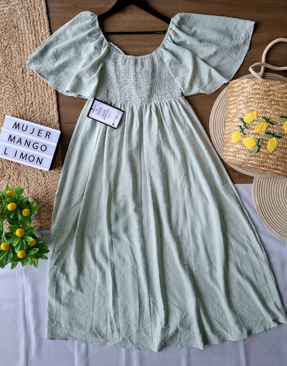 Vestido ALTAR'D STATE Verde Primavera — miniatura 3