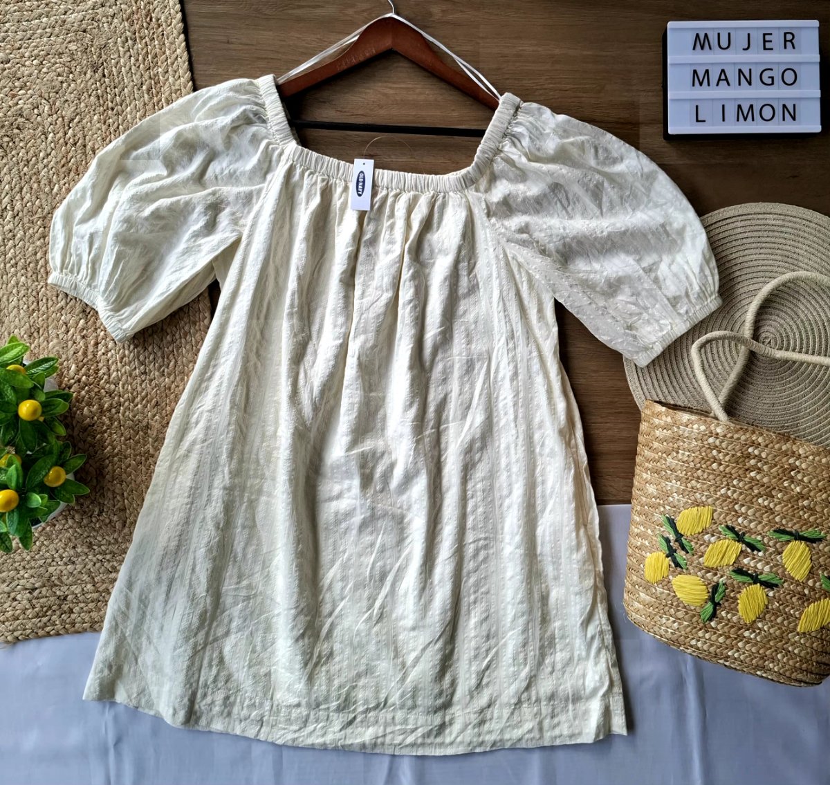 Blusa OLD NAVY Brisa Marfil — miniatura 3