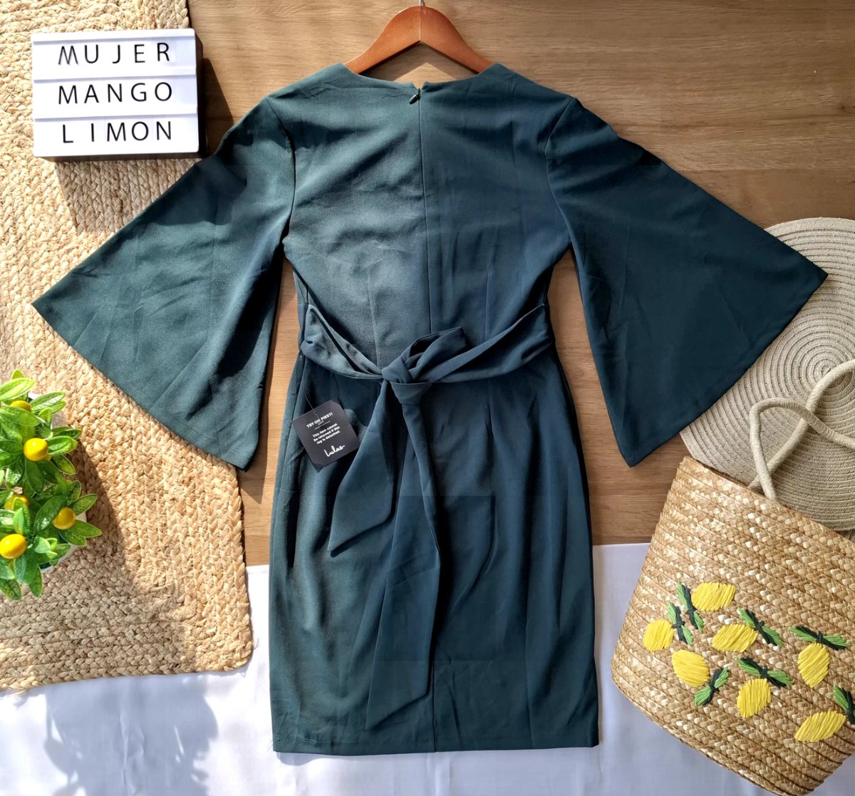 Vestido LULUS Esmeralda Elegante — miniatura 3