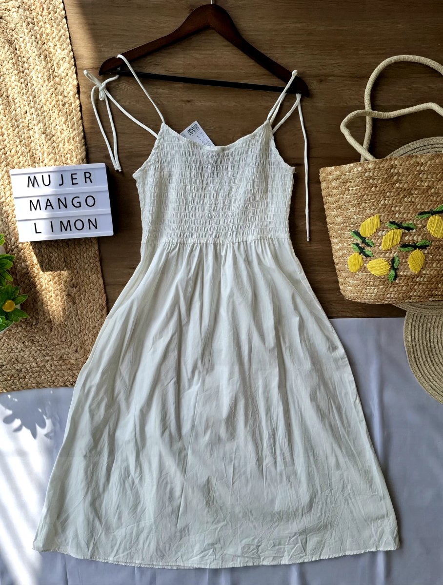 Vestido H&M DIVIDED Esencia Blanca — miniatura 2
