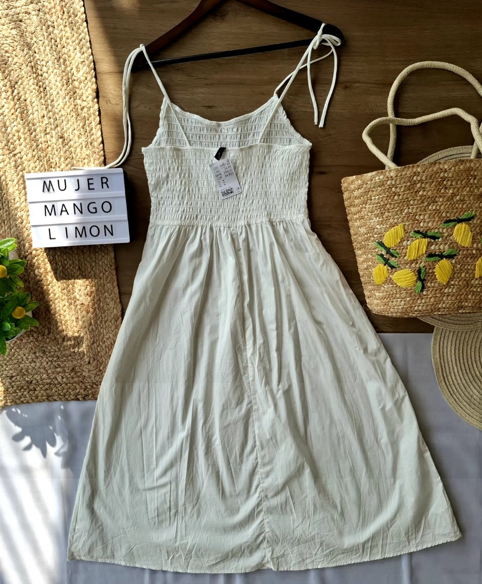 Vestido H&M DIVIDED Esencia Blanca — miniatura 3