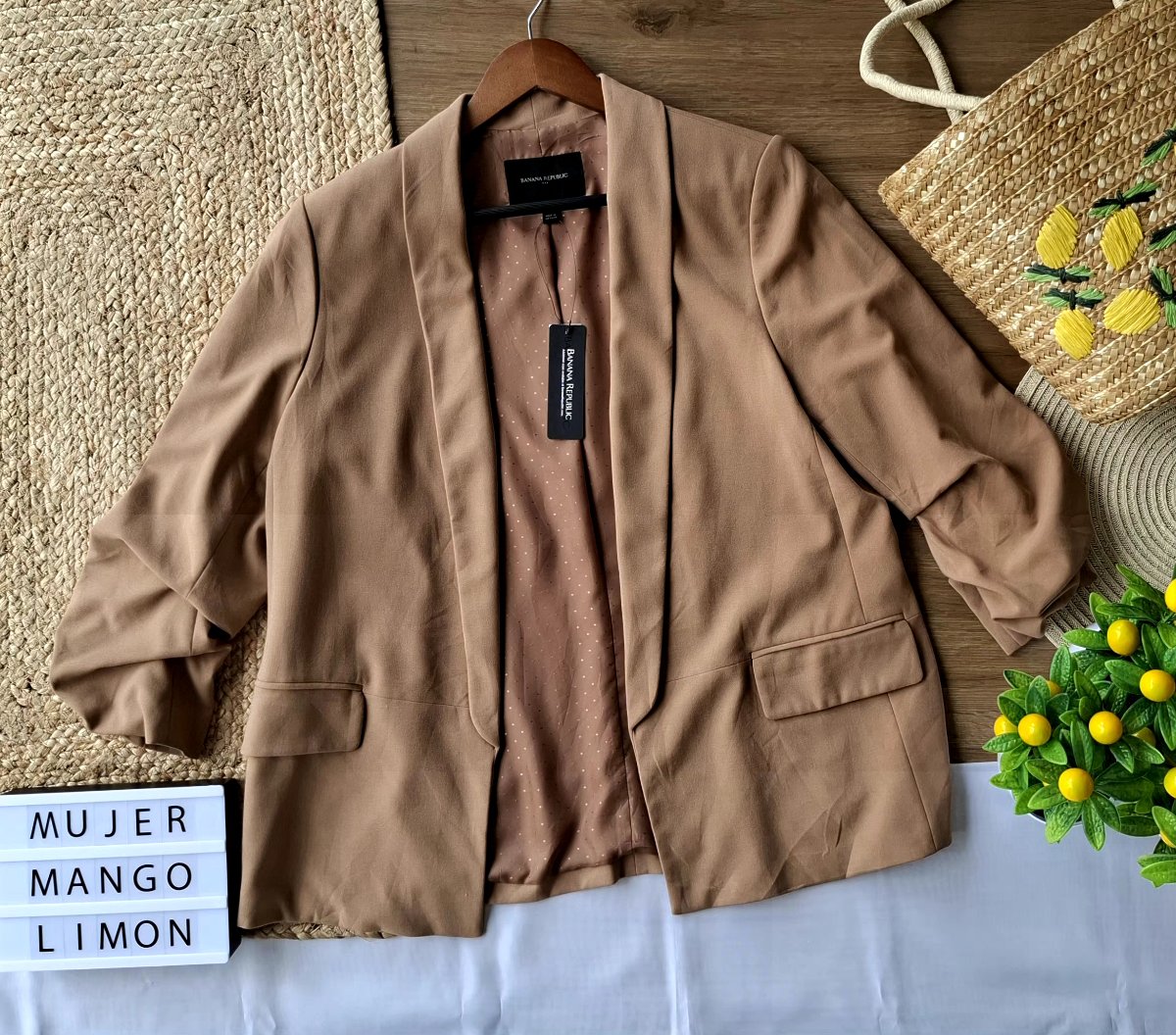Blazer BANANA REPUBLIC Camel — miniatura 5