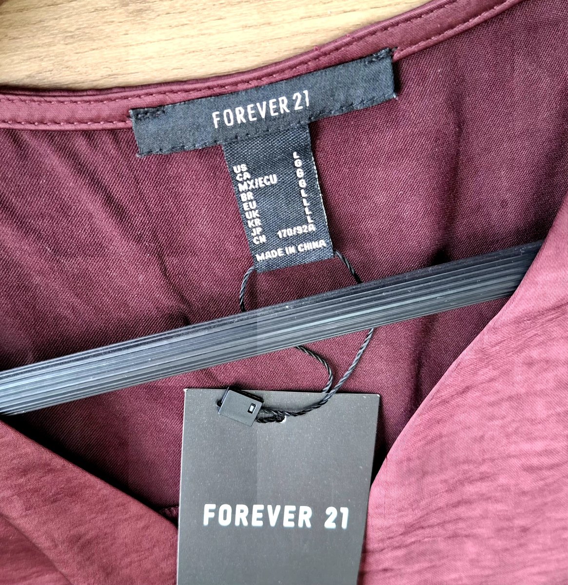 Body FOREVER 21 Vino Tinto — miniatura 4
