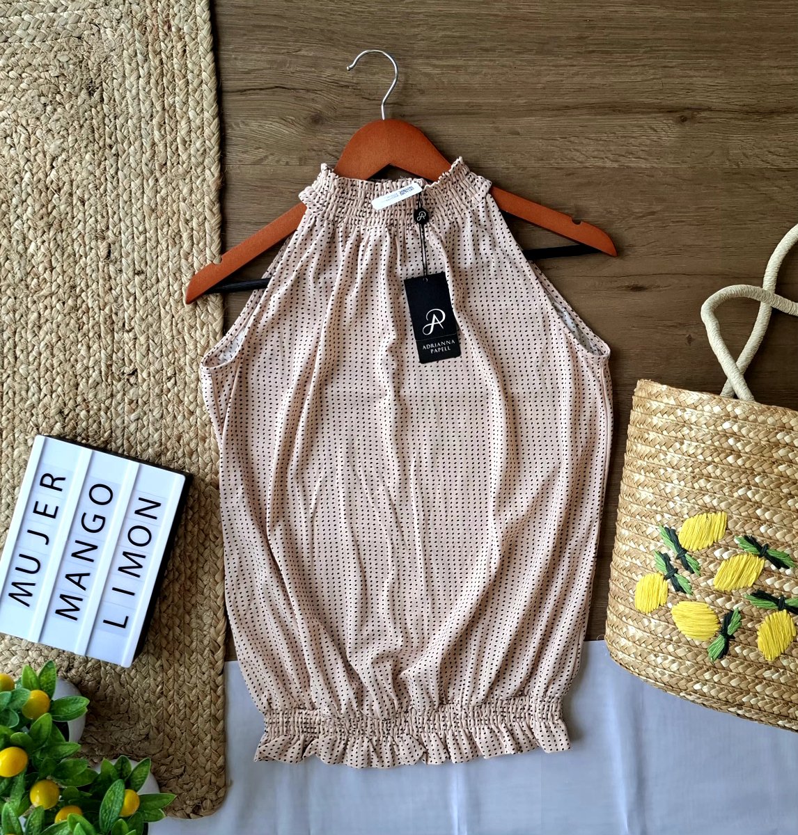 Blusa ADRIANNA PAPELL Encanto Rosa — miniatura 2