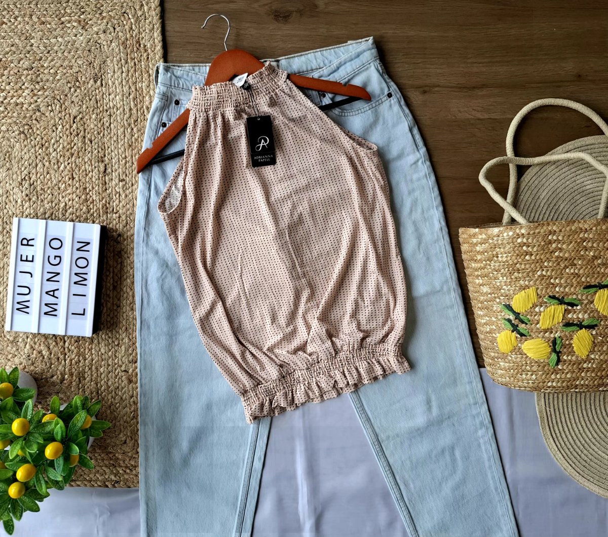 Blusa ADRIANNA PAPELL Encanto Rosa — miniatura 4