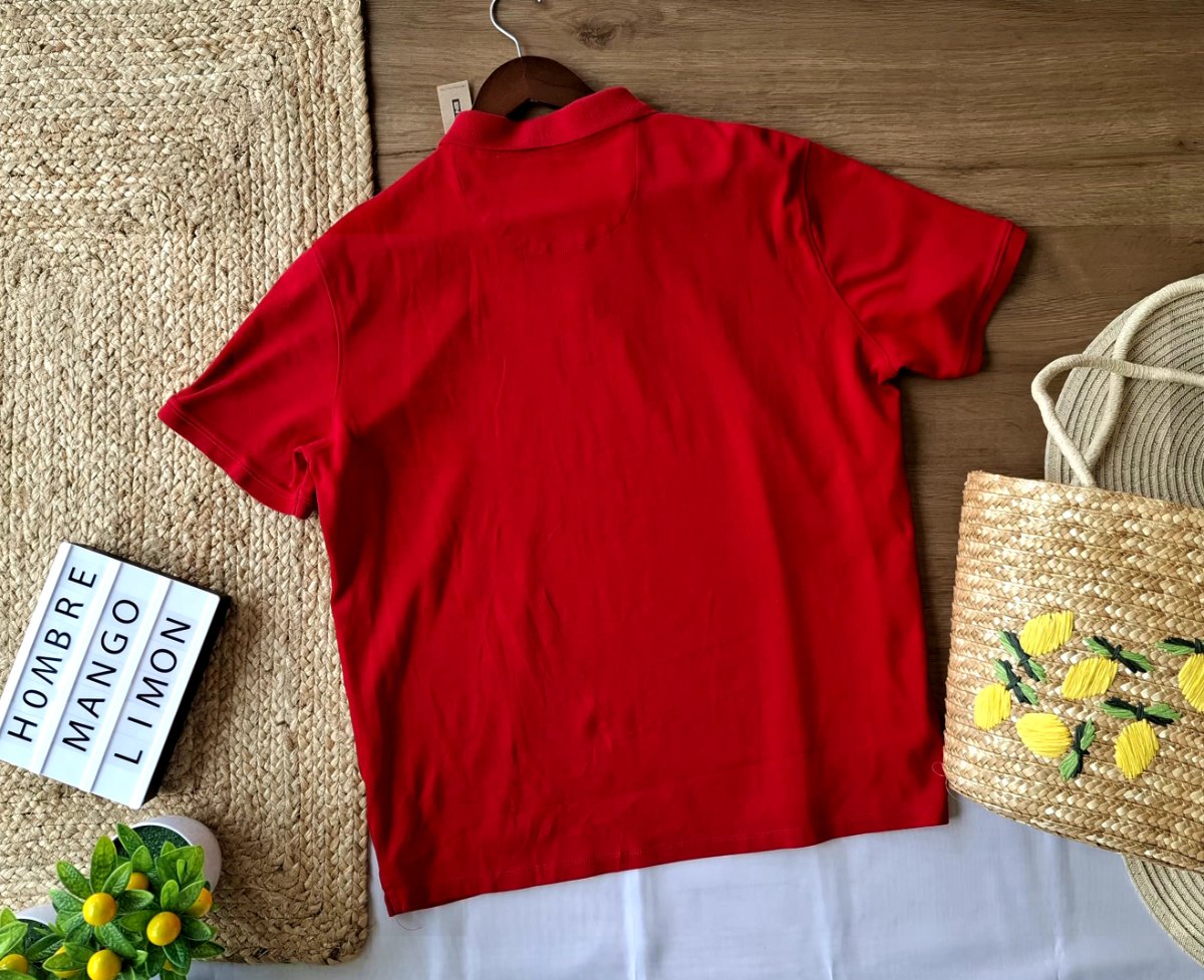 Polo DKNY JEANS Rojo Clásico — miniatura 3