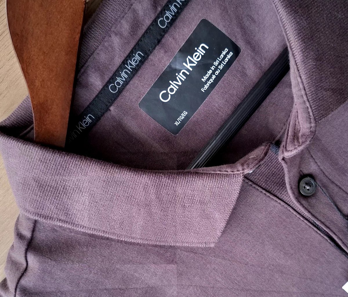 Polo CALVIN KLEIN Moka — miniatura 4