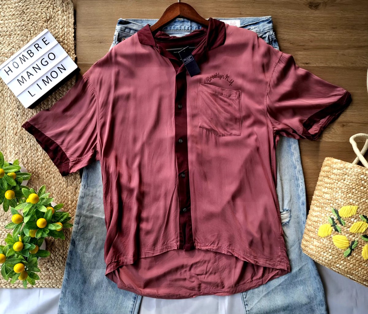 Camisa ABERCROMBIE & FITCH Vino Vintage — miniatura 4