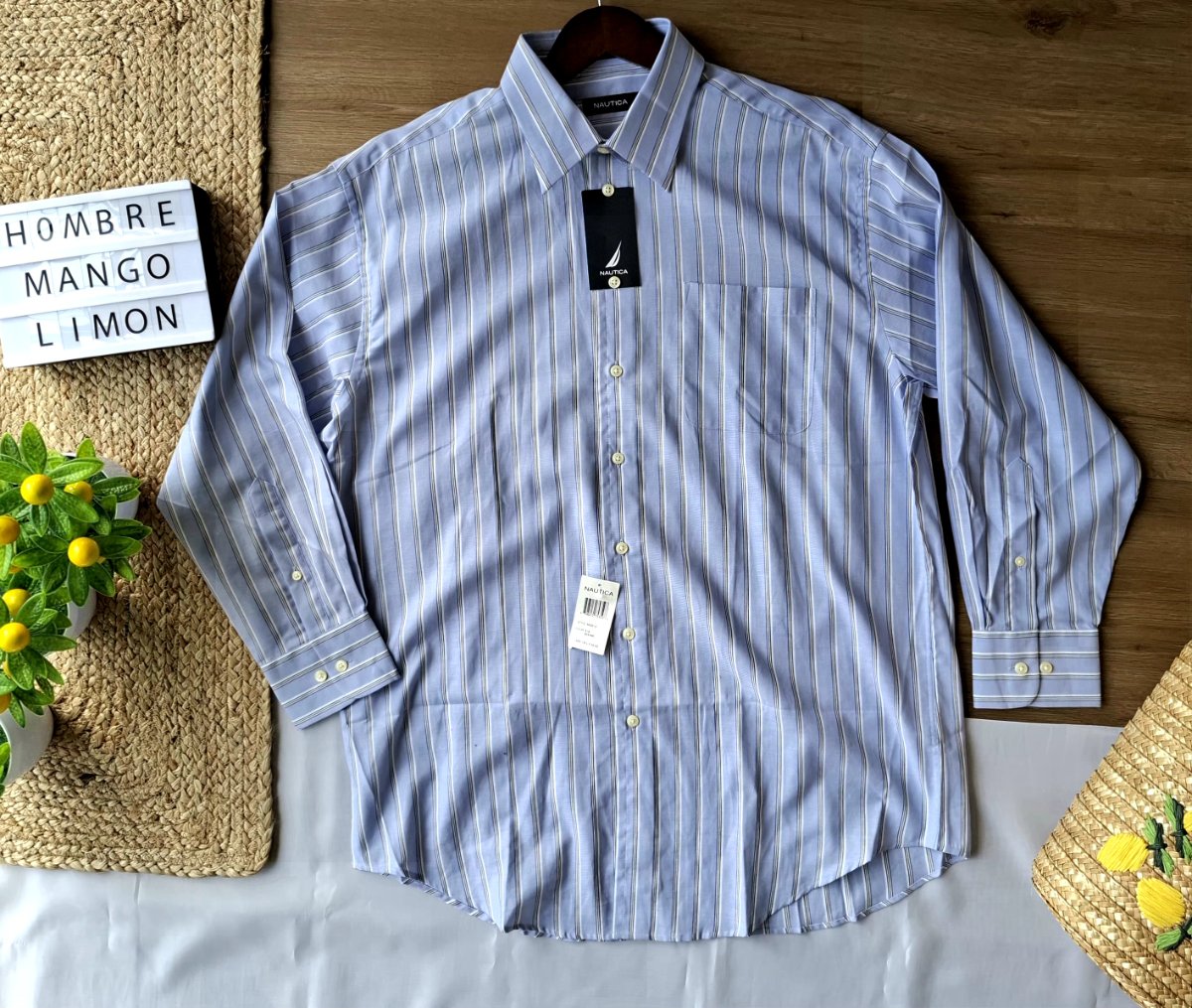 Camisa NAUTICA Azul Riviera — miniatura 2
