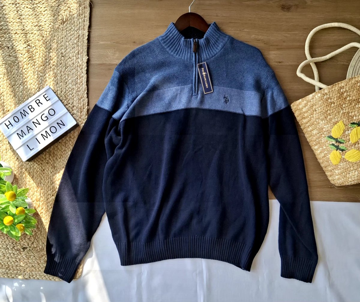 Suéter U.S. POLO ASSN. Blue Heritage — miniatura 2