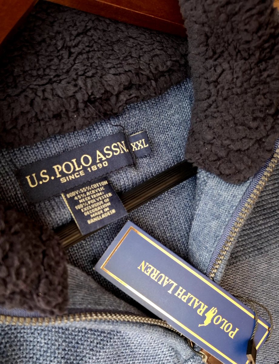 Suéter U.S. POLO ASSN. Blue Heritage — miniatura 4