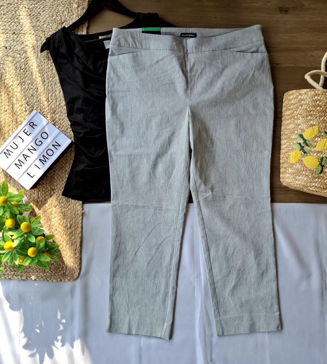 Pantalón HILARY RADLEY Gris Perla — miniatura 2