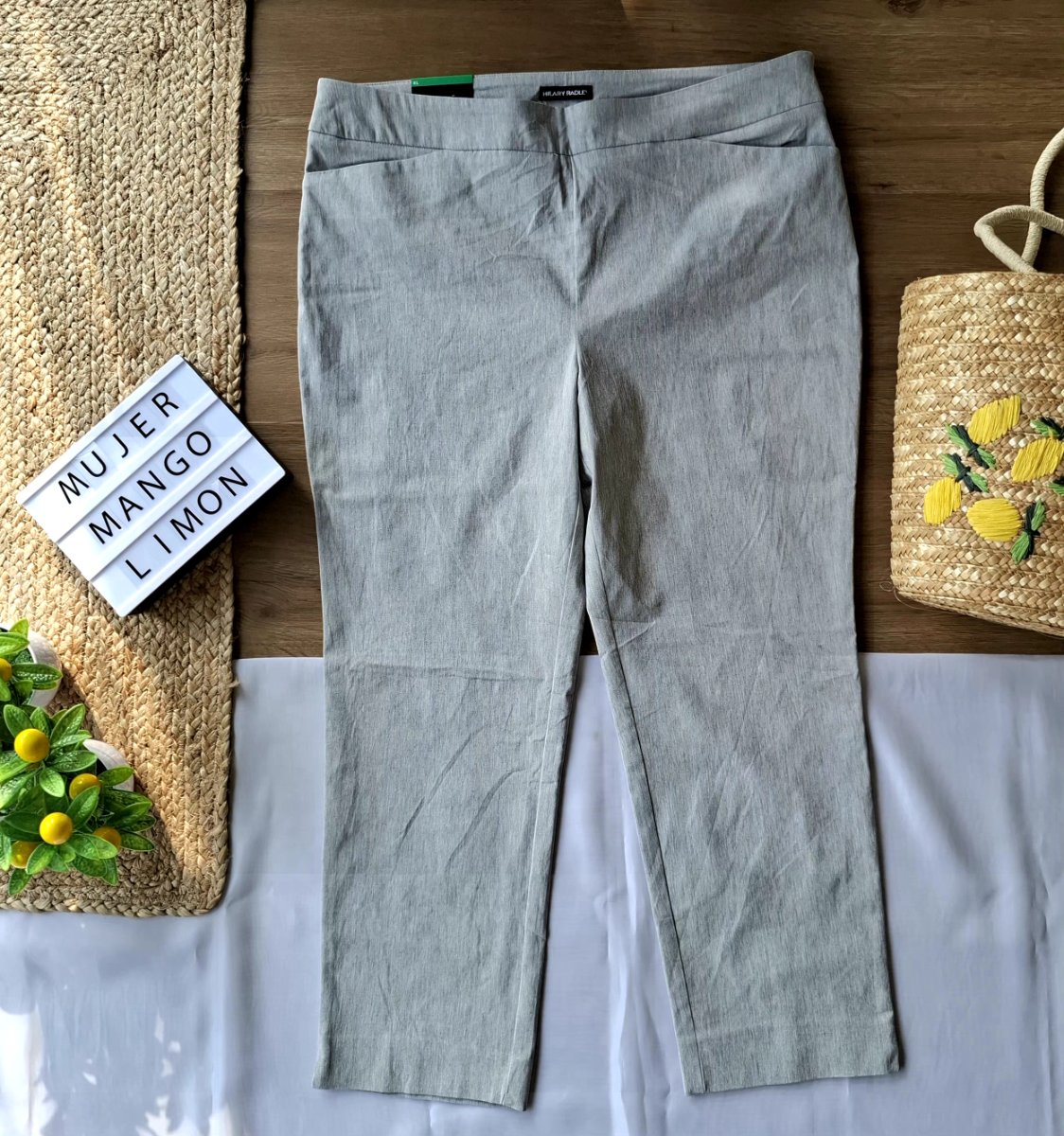 Pantalón HILARY RADLEY Gris Perla — miniatura 5
