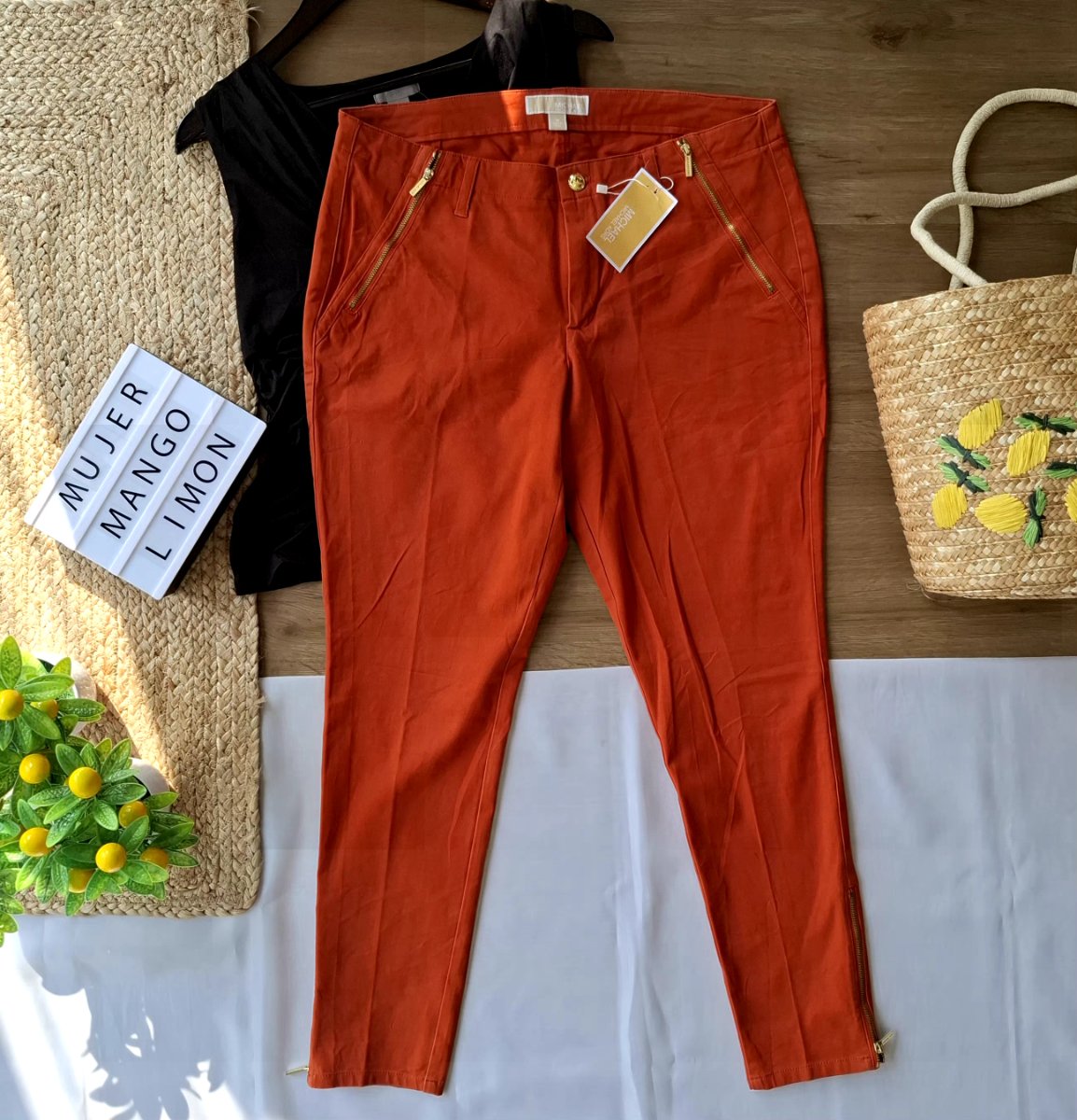 Pantalón MICHAEL MICHAEL KORS Terracota — miniatura 3