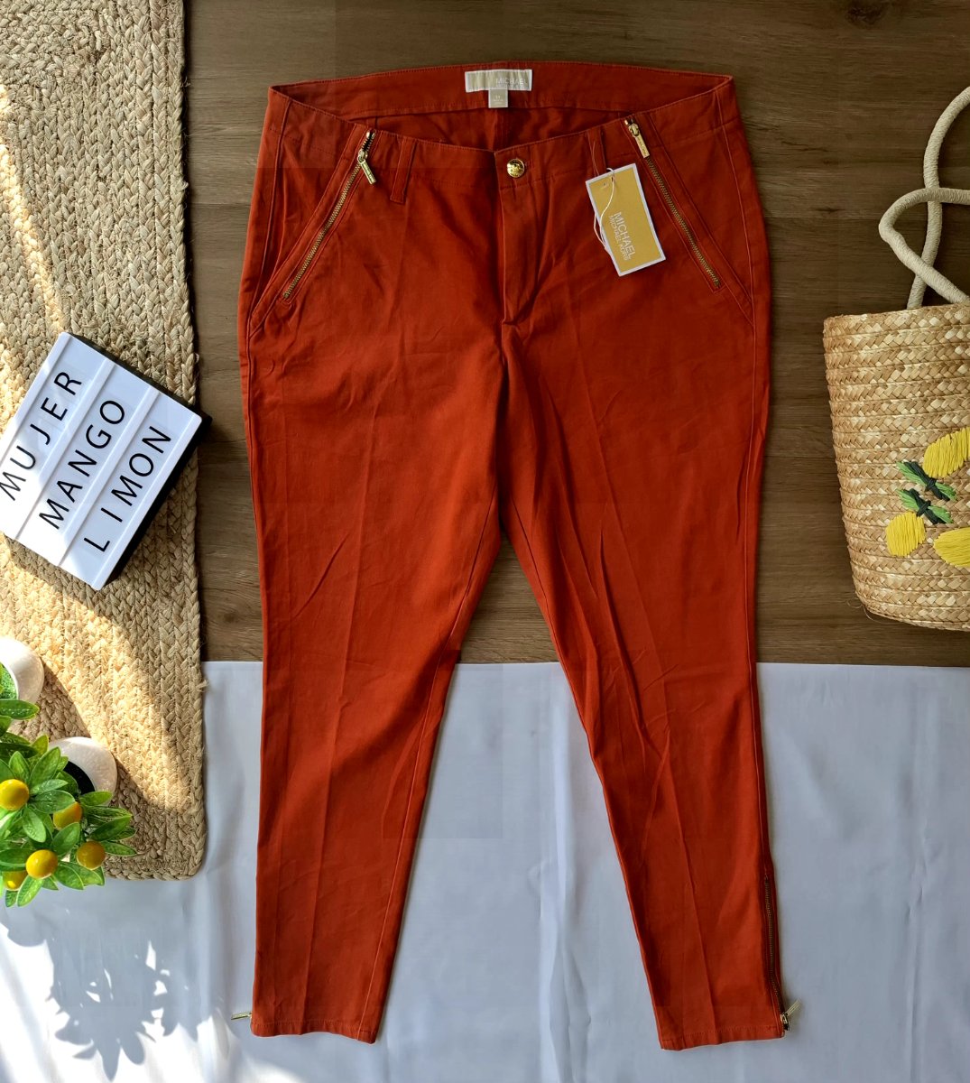 Pantalón MICHAEL MICHAEL KORS Terracota — miniatura 2