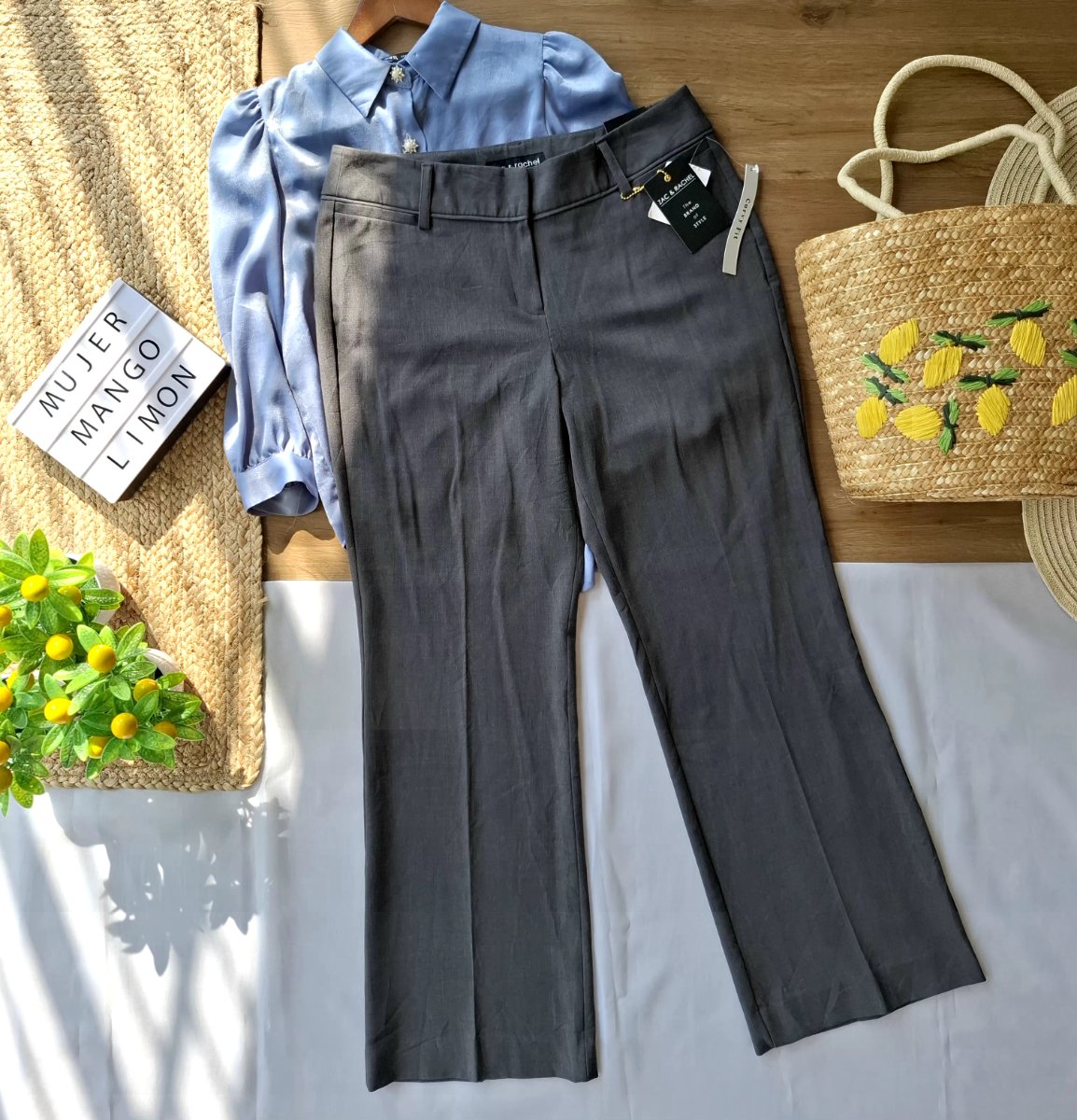 Pantalón ZAC & RACHEL Gris Ejecutivo — miniatura 2