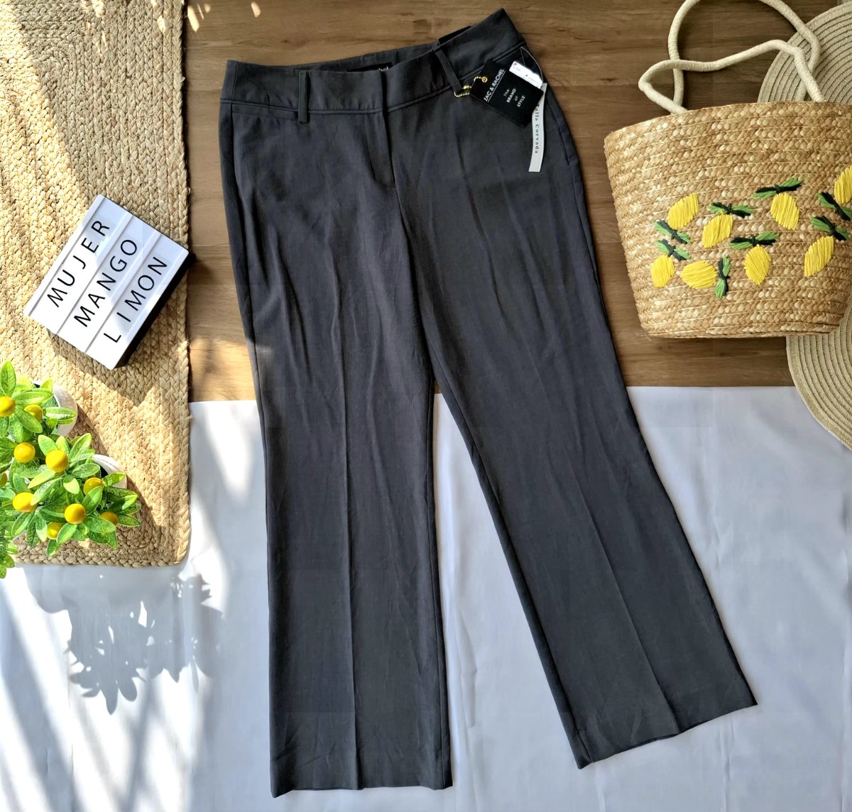 Pantalón ZAC & RACHEL Gris Ejecutivo — miniatura 3