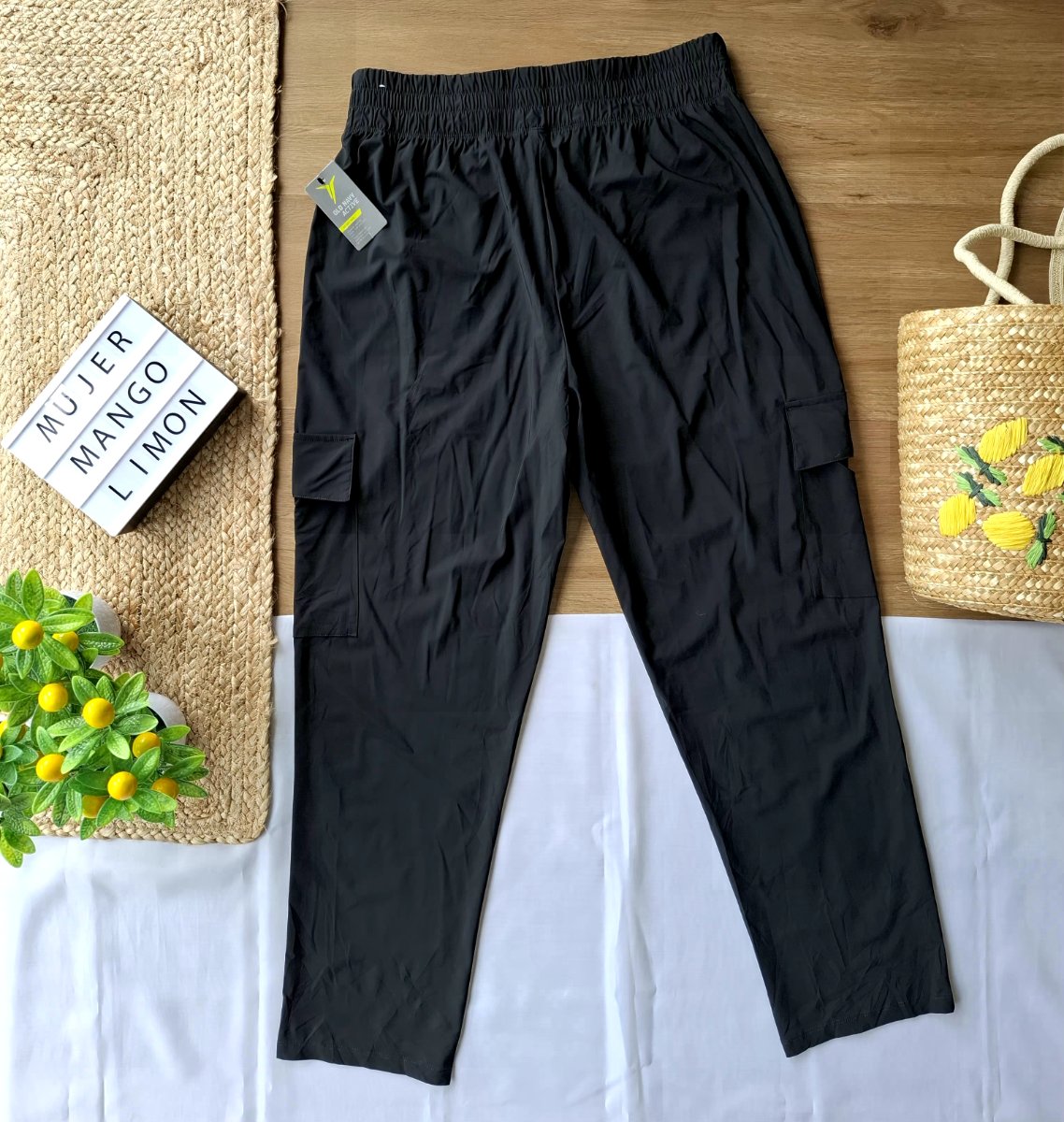 Pantalón OLD NAVY ACTIVE Black Cargo — miniatura 4