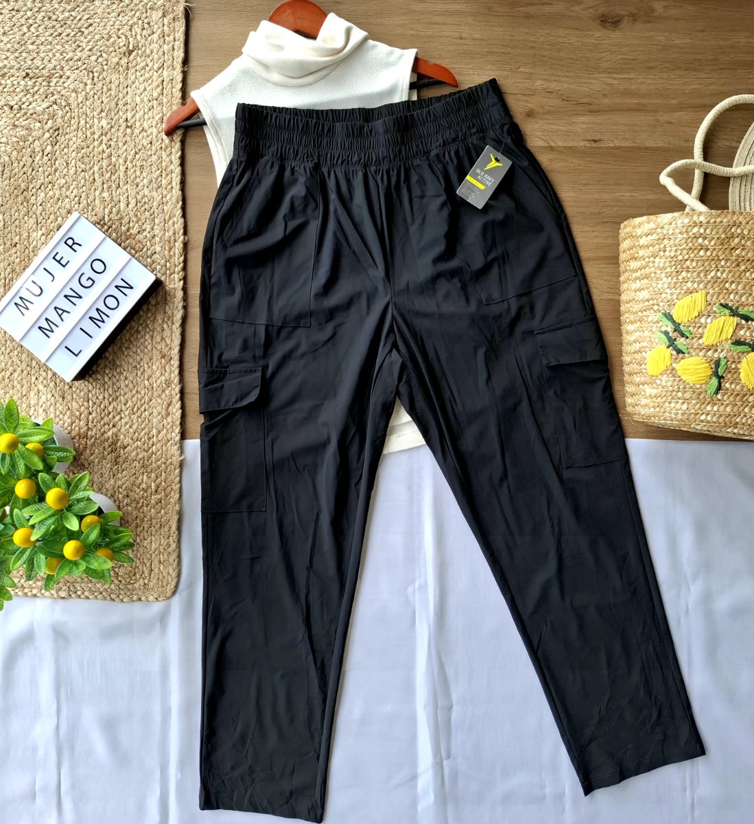 Pantalón OLD NAVY ACTIVE Black Cargo — miniatura 5
