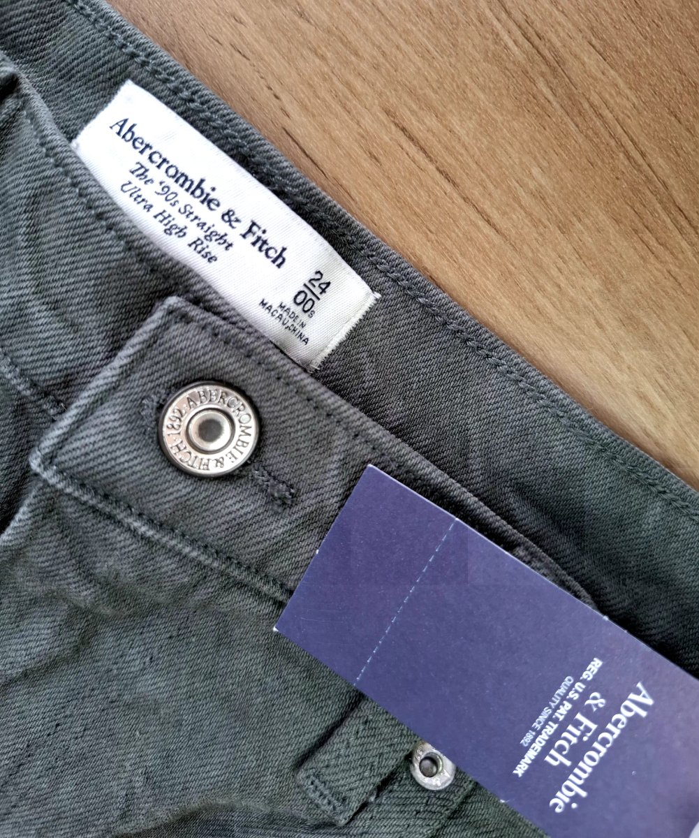 Jeans ABERCROMBIE & FITCH The Skinny Olive — miniatura 4