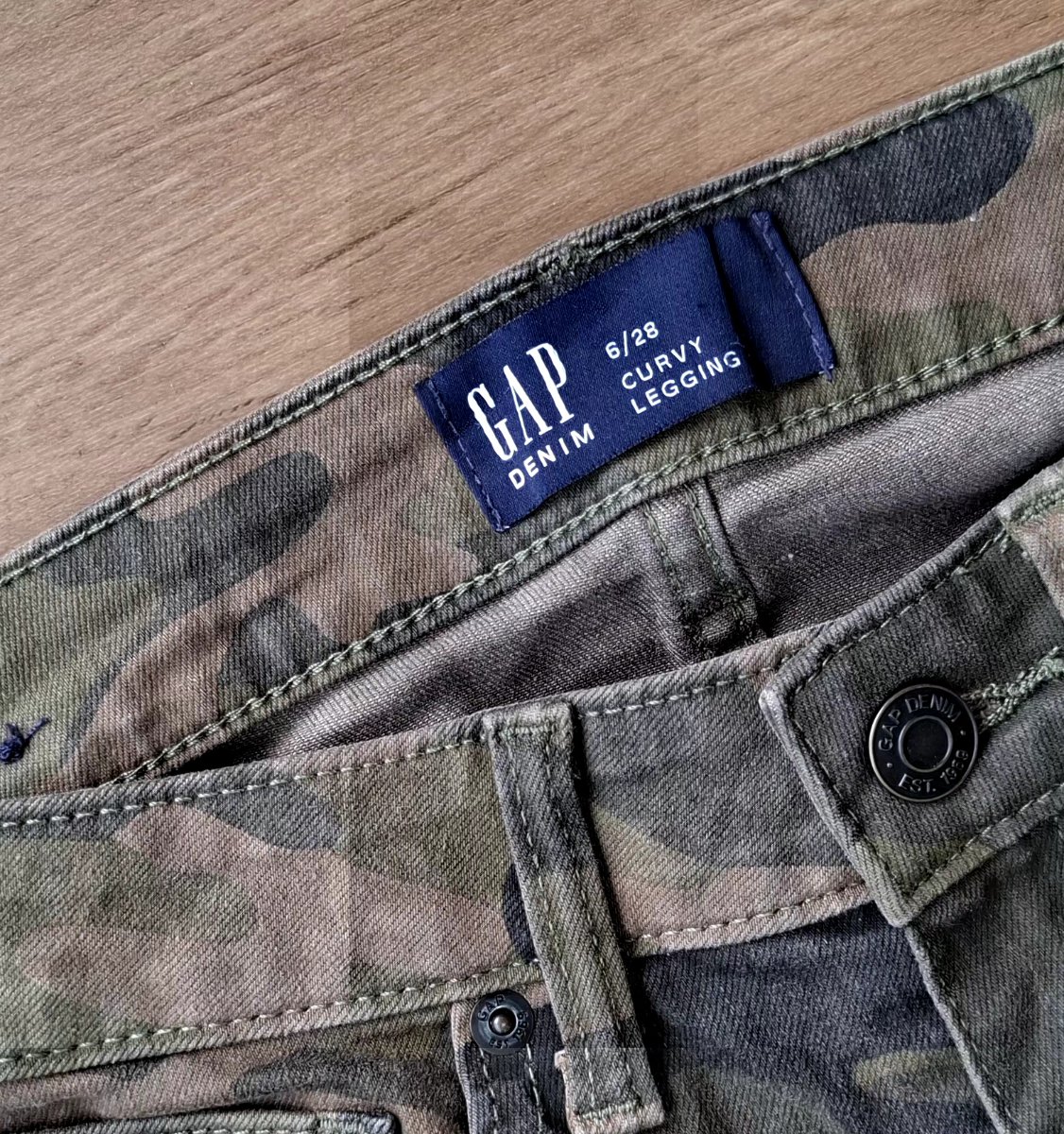 Jeans GAP DENIM Camo Curvy Legging — miniatura 4