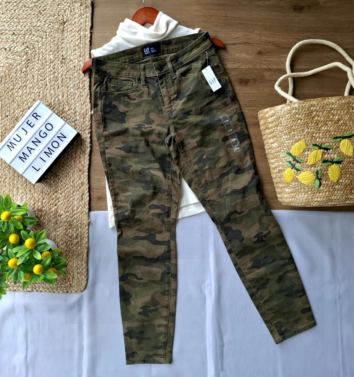 Jeans GAP DENIM Camo Curvy Legging — miniatura 6