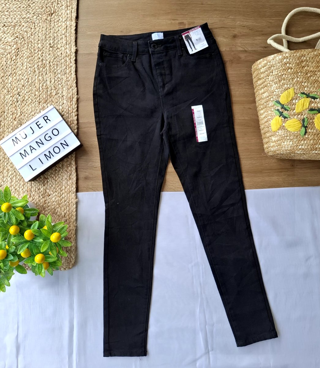 Jeans TIME AND TRU Black Essential — miniatura 2