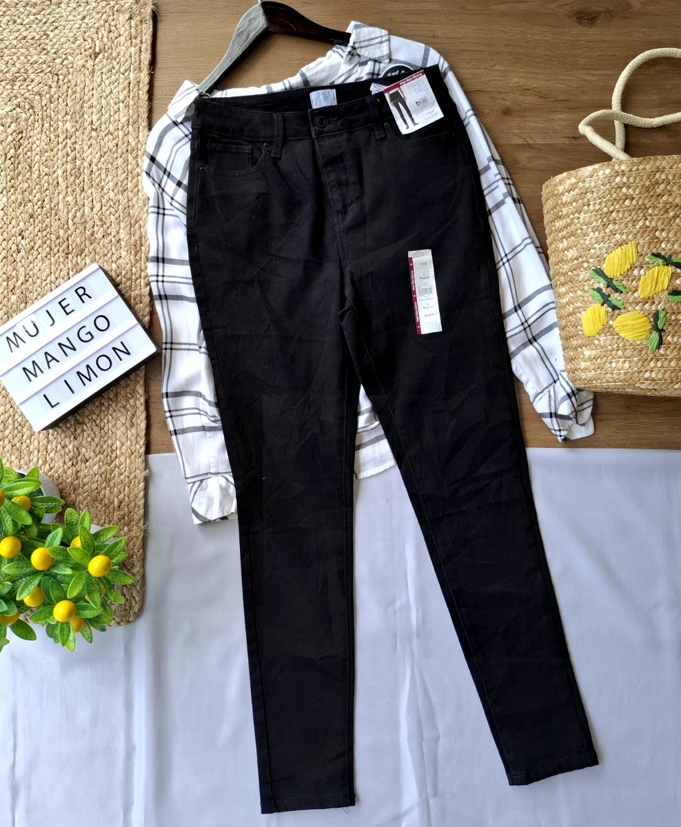 Jeans TIME AND TRU Black Essential — miniatura 5