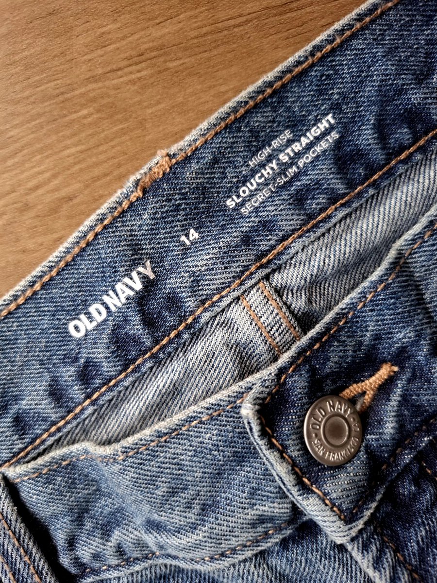 Jeans OLD NAVY Slouchy Distressed — miniatura 4