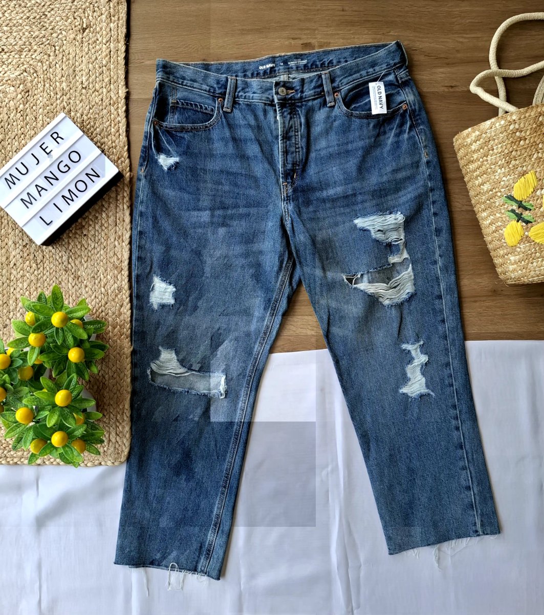 Jeans OLD NAVY Slouchy Distressed — miniatura 2