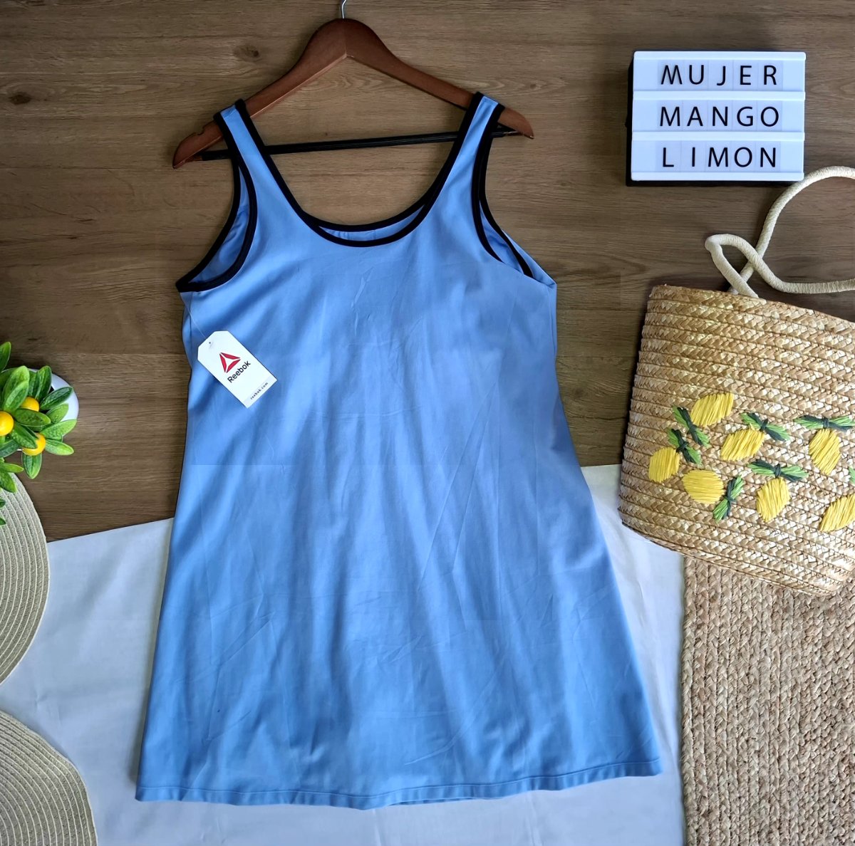 Vestido Deportivo REEBOK Blue Active — miniatura 3