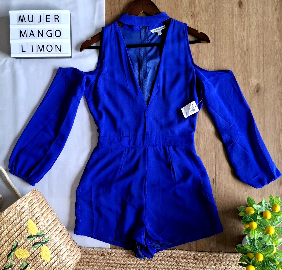 Romper CHARLOTTE RUSSE Zafiro — miniatura 2