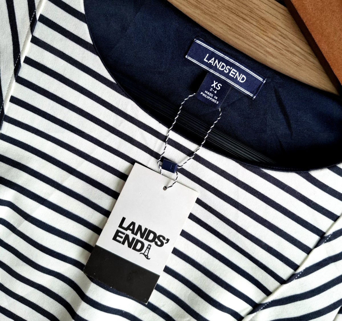 Vestido LANDS' END Marinière — miniatura 3