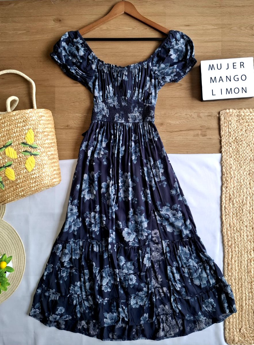 Vestido HOLLISTER Blue Garden — miniatura 2