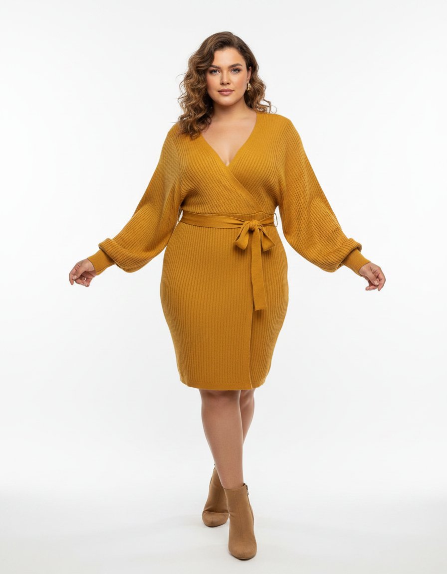 Vestido FashionNova mostaza