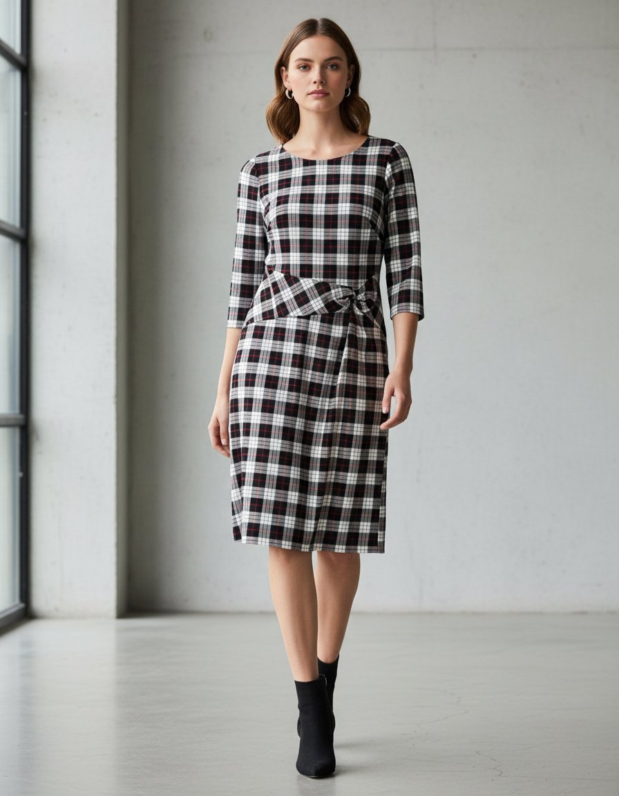 Vestido Tommy Hilfiger plaid