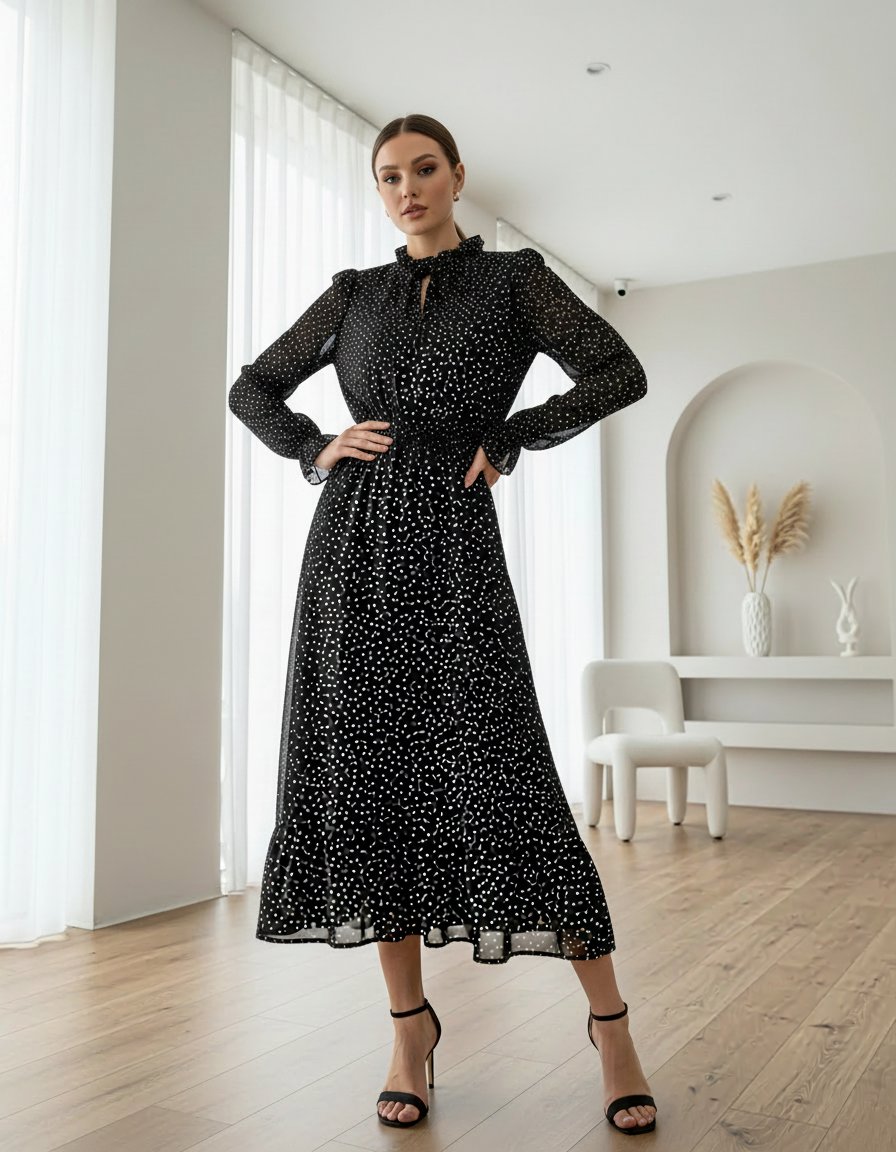 Vestido SHIEN Polka Dots