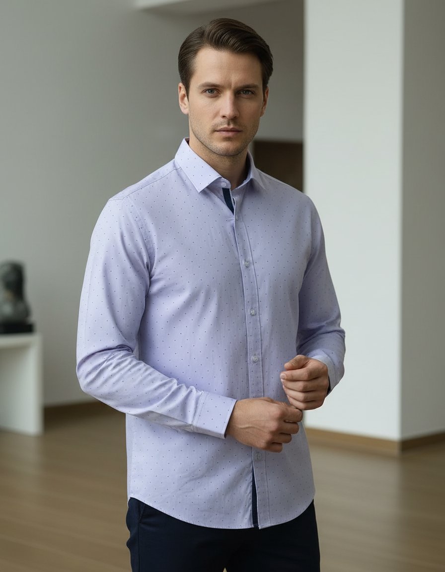 Camisa OLD NAVY Azul Punteado
