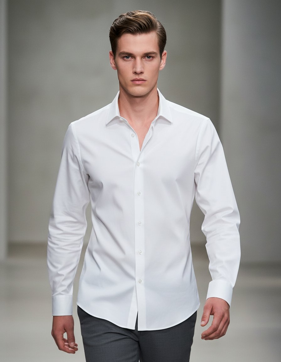 Camisa Calvin Klein Blanca Slim Fit