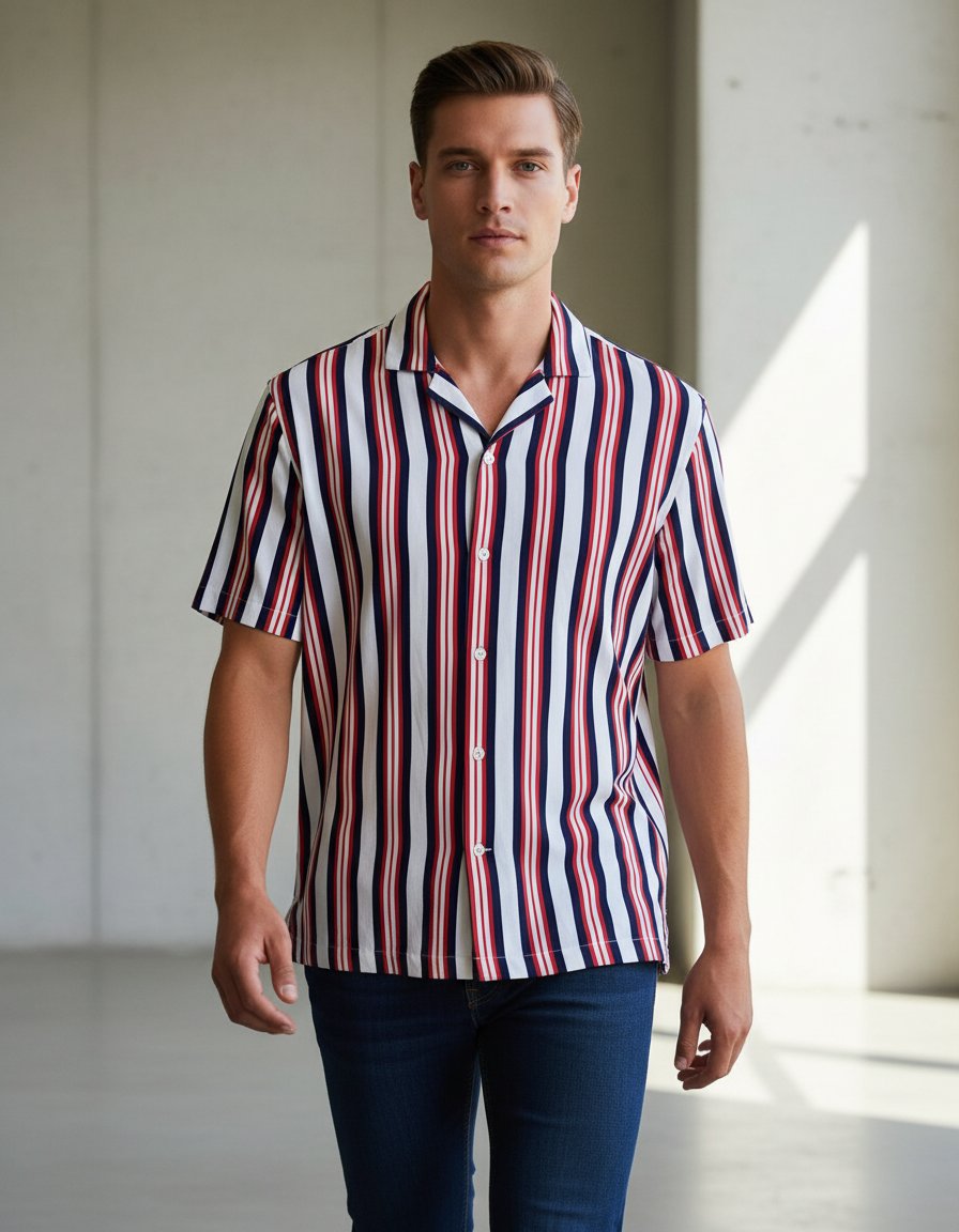 Camisa H&M de Rayas