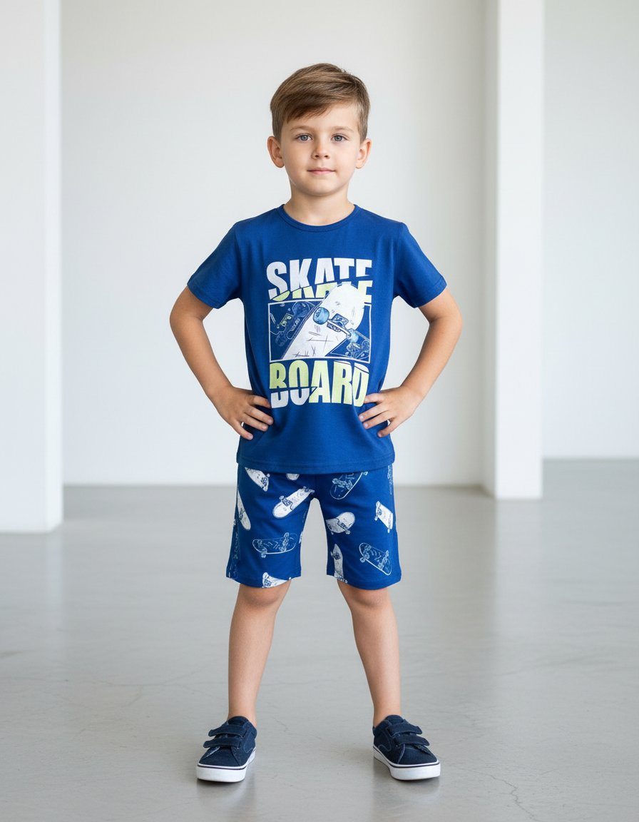 Conjunto Infantil “Skate Board” Playera + Short