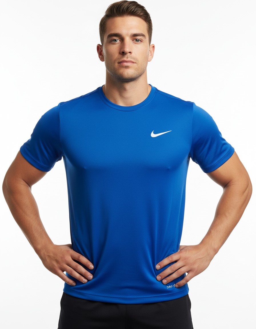 Playera NIKE DRI-FIT Swim Azul Rey