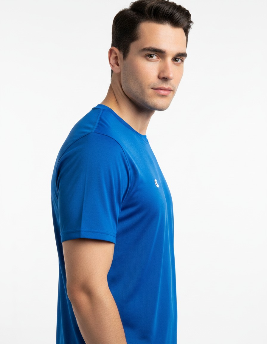 Playera CHAMPION Athleticwear Azul Rey — miniatura 5