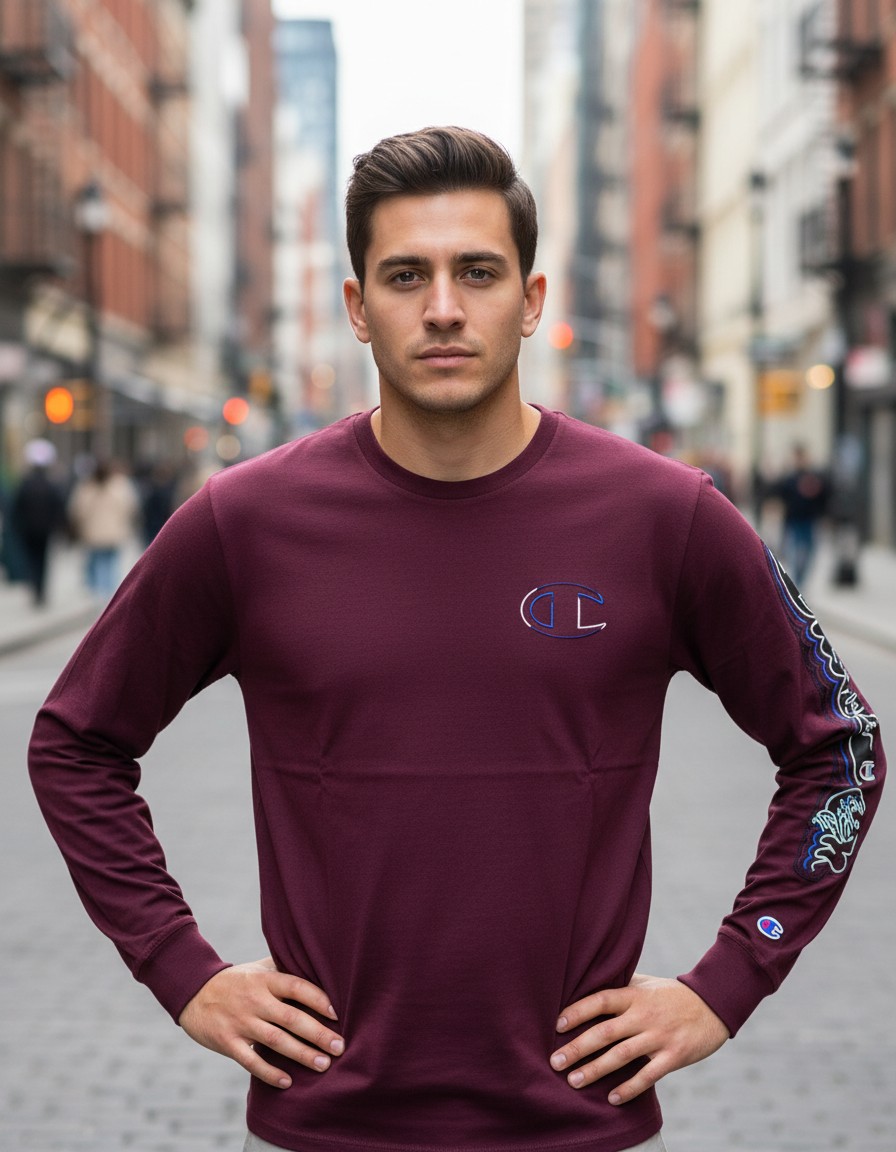 Playera Manga Larga CHAMPION