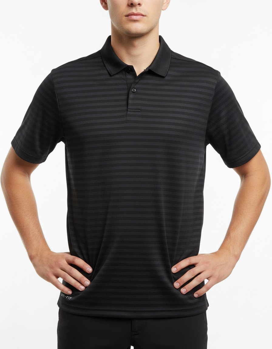 Polo NIKE Negro Premium